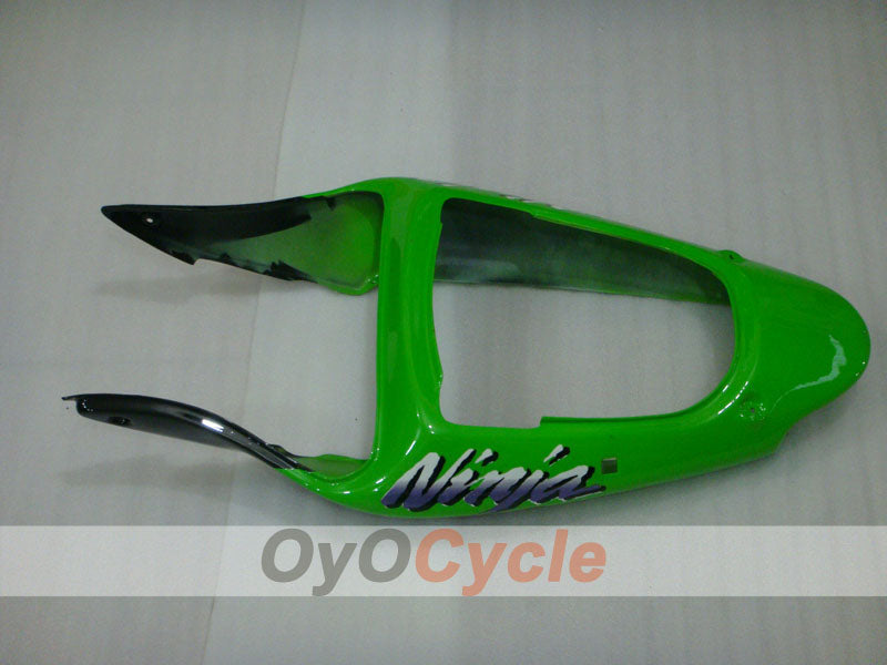Injection Fairing kit for 00-02 NINJA ZX-6R - Green, Black - Factory Style #OYO87901696