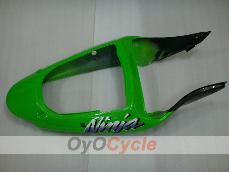 Injection Fairing kit for 00-02 NINJA ZX-6R - Green, Black - Factory Style #OYO87901696
