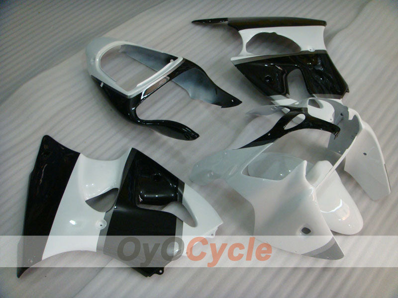 Injection Fairing kit for 00-02 NINJA ZX-6R - White, Black - Factory Style #OYO87901700