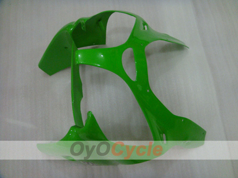 Injection Fairing kit for 00-02 NINJA ZX-6R - Green, White - Factory Style #OYO87901706