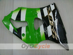 Injection Fairing kit for 00-02 NINJA ZX-6R - Green, White - Factory Style #OYO87901706