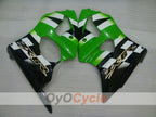 Injection Fairing kit for 00-02 NINJA ZX-6R - Green, White - Factory Style #OYO87901706