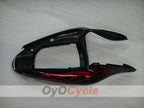 Injection Fairing kit for 00-02 NINJA ZX-6R - Red, Black - Flame #OYO87901711