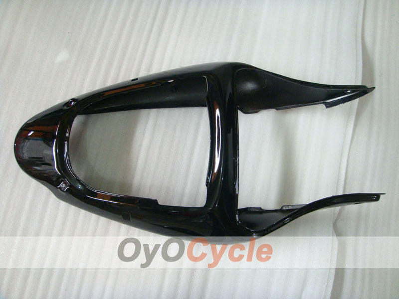 Injection Fairing kit for 00-02 NINJA ZX-6R - Orange, Black - Flame #OYO87901713