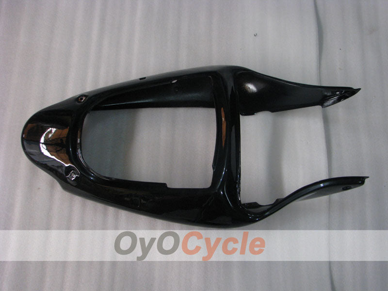Injection Fairing kit for 00-02 NINJA ZX-6R - White, Black - Flame #OYO87901714