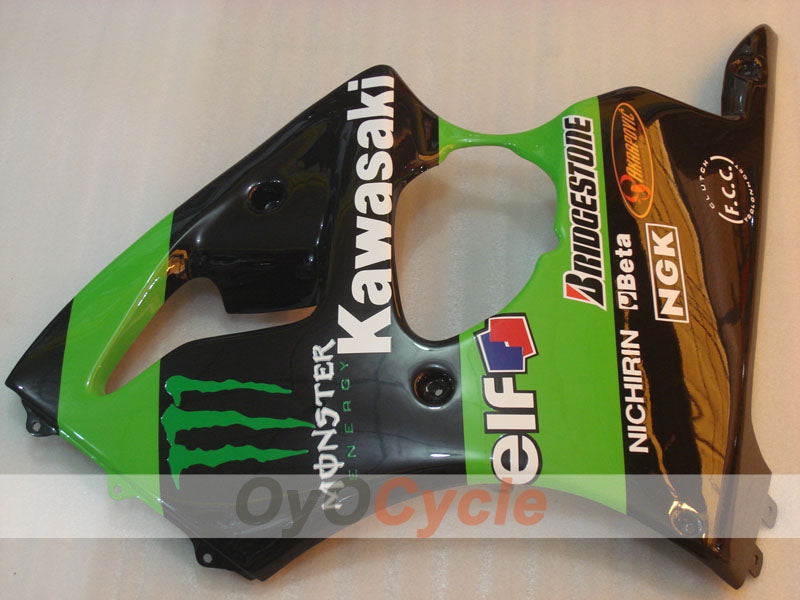 Left & Right Side Fairing For Kawasaki 00-02 Ninja ZX-6R #OYO87912930 Secondary image