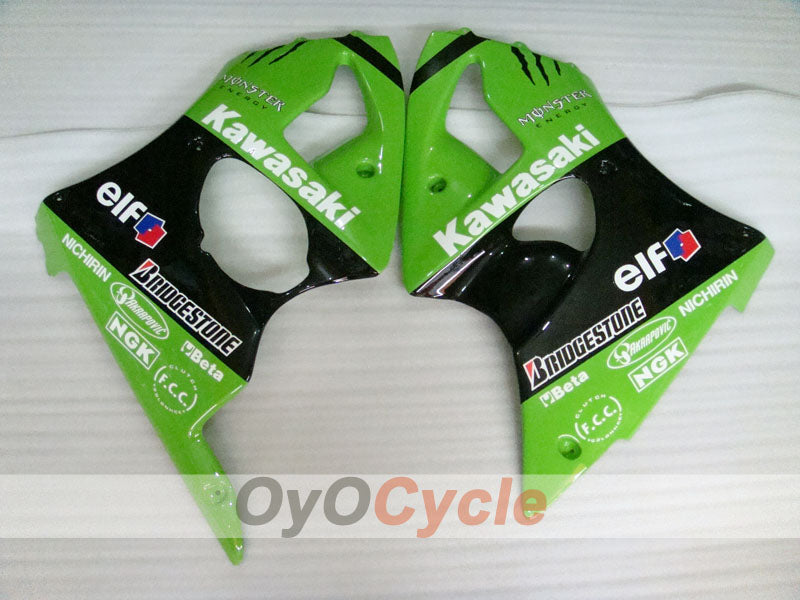 Left & Right Side Fairing For Kawasaki 00-02 Ninja ZX-6R #OYO87912934