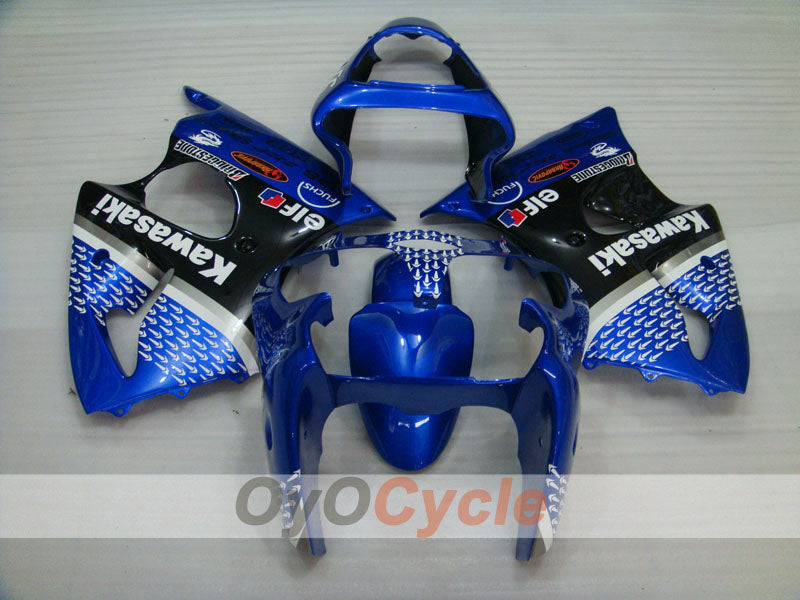 Injection Fairing kit for 00-02 NINJA ZX-6R - Blue, Black - Nakano #OYO87901732 Secondary image
