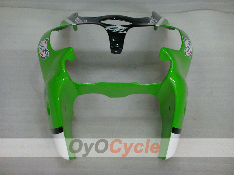 Injection Fairing kit for 00-02 NINJA ZX-6R - Green, Black - Nakano #OYO87901734