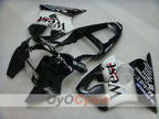 Injection Fairing kit for 00-02 NINJA ZX-6R - White, Black - West #OYO87901752