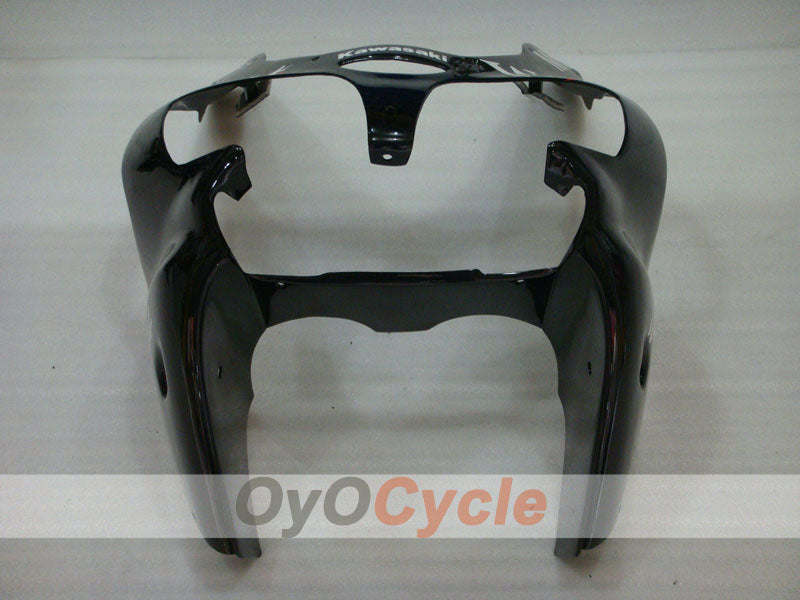 Injection Fairing kit for 00-02 NINJA ZX-6R - White, Black - West #OYO87901752