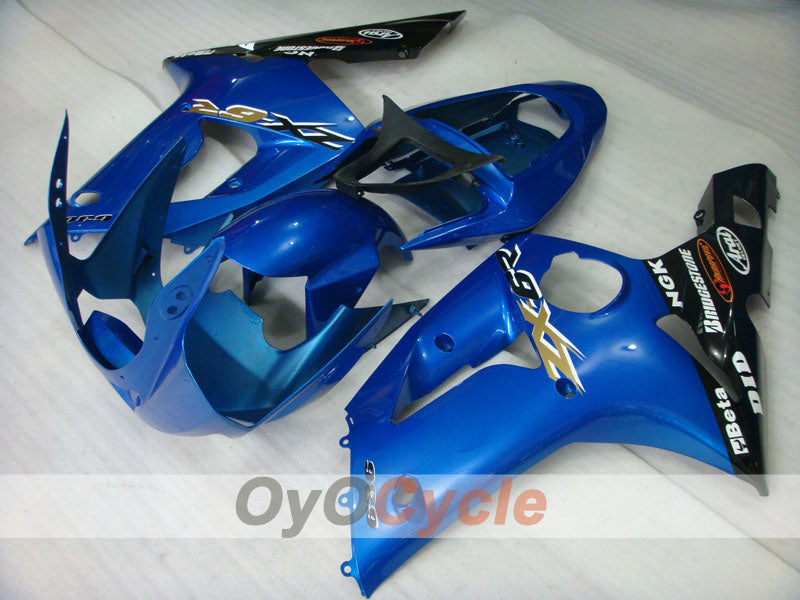 Injection Fairing kit for 03-04 NINJA ZX-6R - Blue, Black - Factory Style #OYO87901773 Secondary image