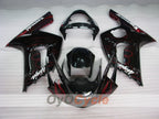 Injection Fairing kit for 03-04 NINJA ZX-6R - Red, Black - Flame #OYO87901804