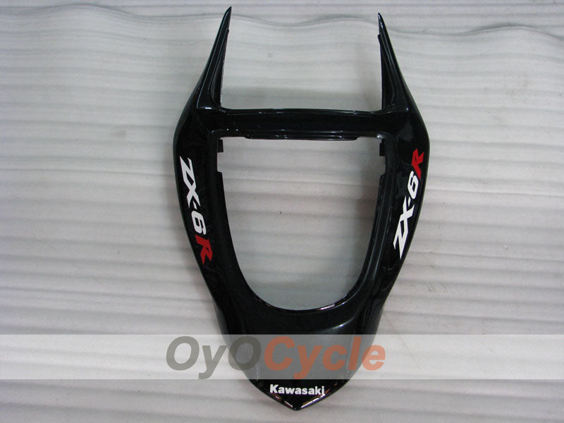 Injection Fairing kit for 03-04 NINJA ZX-6R - Red, Black - Flame #OYO87901804