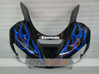 Injection Fairing kit for 03-04 NINJA ZX-6R - Purple, Black - Flame #OYO87901805