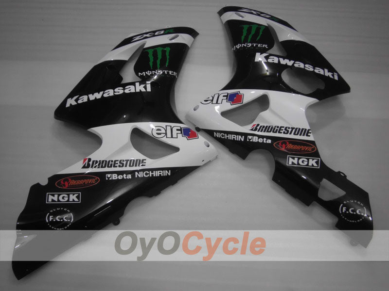 Left & Right Side Fairing For Kawasaki 03-04 Ninja ZX-6R #OYO87913023