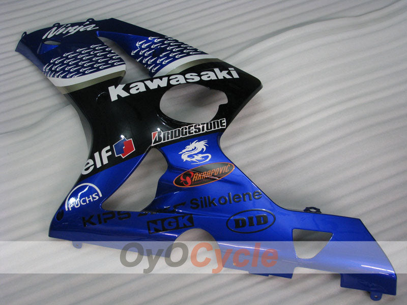 Left & Right Side Fairing For Kawasaki 03-04 Ninja ZX-6R #OYO87913030 Main image