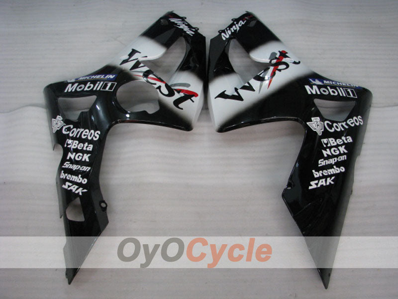 Left & Right Side Fairing For Kawasaki 03-04 Ninja ZX-6R #OYO87913034