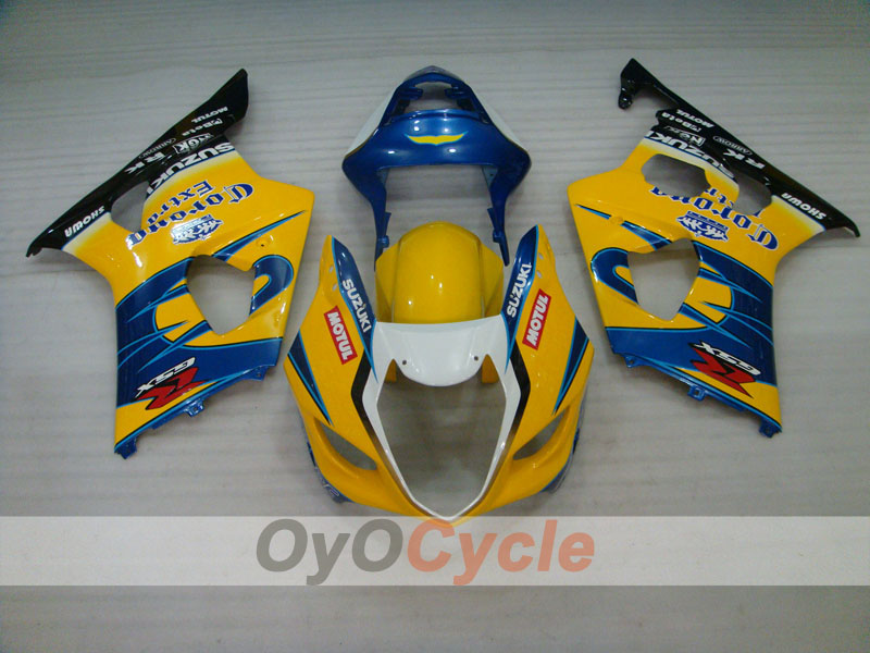 Injection Fairing kit for 03-04 GSX R1000 - Yellow, Blue - Corona #OYO87901823 Secondary image
