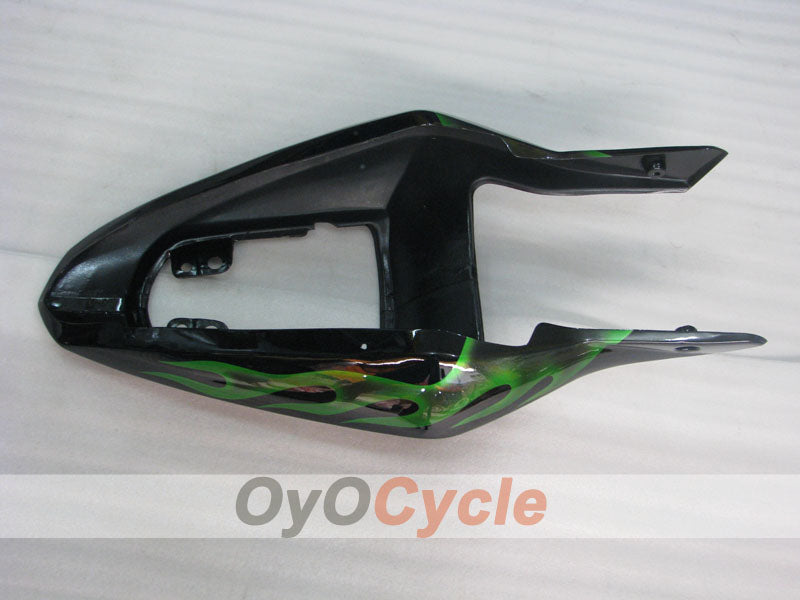 Injection Fairing kit for 03-04 GSX R1000 - Green, Black - Flame #OYO87901829