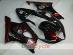 Injection Fairing kit for 03-04 GSX R1000 - Red, Black - Flame #OYO87901833