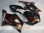 Injection Fairing kit for 03-04 GSX R1000 - Red, Black - Flame #OYO87901834