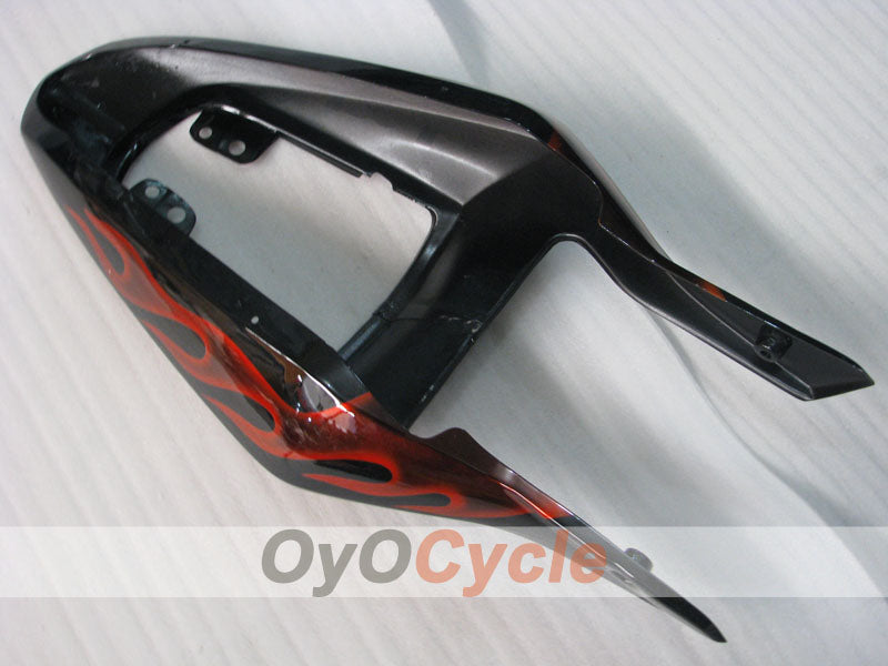 Injection Fairing kit for 03-04 GSX R1000 - Red, Black - Flame #OYO87901834