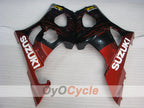 Injection Fairing kit for 03-04 GSX R1000 - Red, Black - Flame #OYO87901834