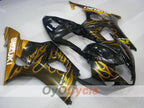 Injection Fairing kit for 03-04 GSX R1000 - Yellow, Black - Flame #OYO87901835