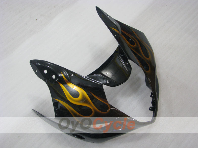 Injection Fairing kit for 03-04 GSX R1000 - Yellow, Black - Flame #OYO87901835