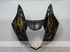Injection Fairing kit for 03-04 GSX R1000 - Yellow, Black - Flame #OYO87901835