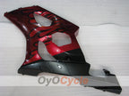 Injection Fairing kit for 03-04 GSX R1000 - Red, Black - Flame #OYO87901836