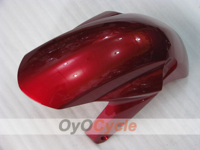 Injection Fairing kit for 03-04 GSX R1000 - Red, Black - Flame #OYO87901836