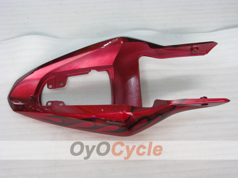 Injection Fairing kit for 03-04 GSX R1000 - Red, Black - Flame #OYO87901836