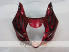 Injection Fairing kit for 03-04 GSX R1000 - Red, Black - Flame #OYO87901836