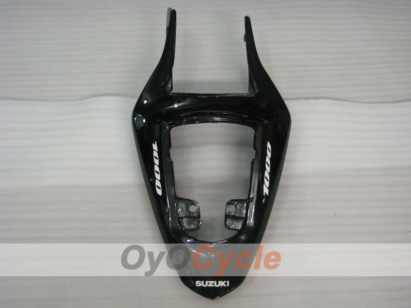 Injection Fairing kit for 03-04 GSX R1000 - Blue, Black - Flame #OYO87901837