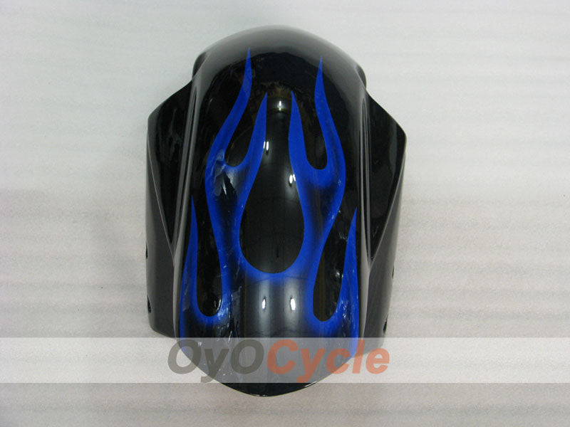 Injection Fairing kit for 03-04 GSX R1000 - Blue, Black - Flame #OYO87901837