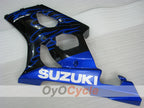 Injection Fairing kit for 03-04 GSX R1000 - Blue, Black - Flame #OYO87901837