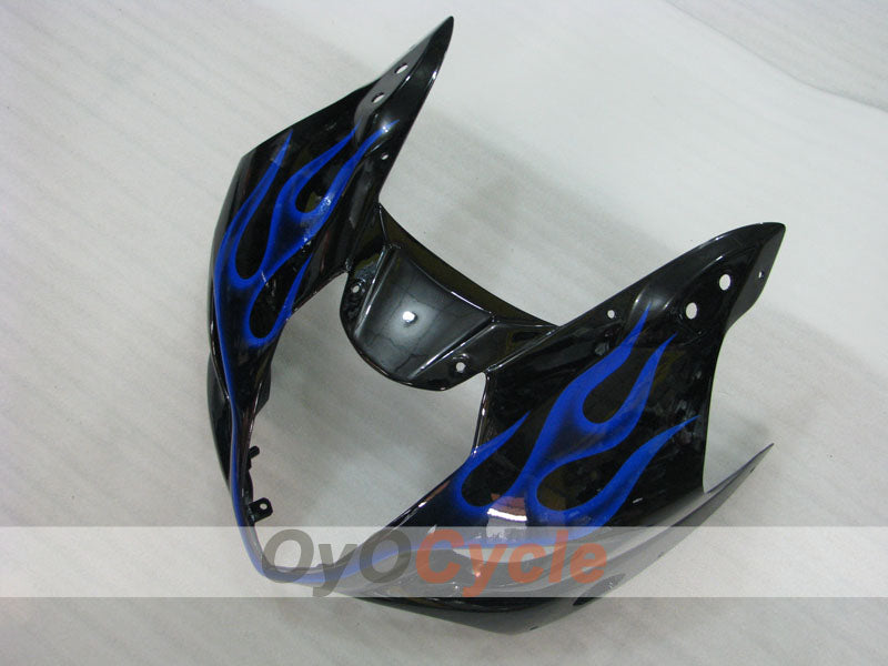 Injection Fairing kit for 03-04 GSX R1000 - Blue, Black - Flame #OYO87901837