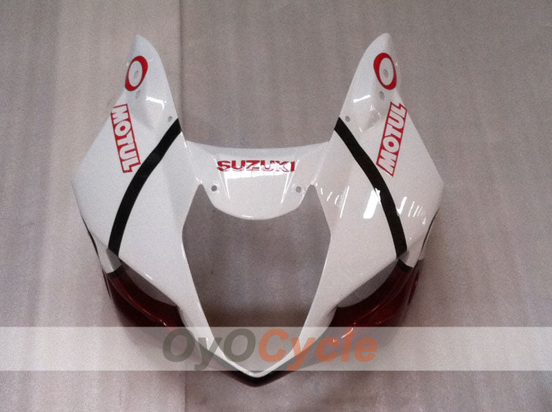 Injection Fairing kit for 03-04 GSX R1000 - Red, White - Jordan #OYO87901839