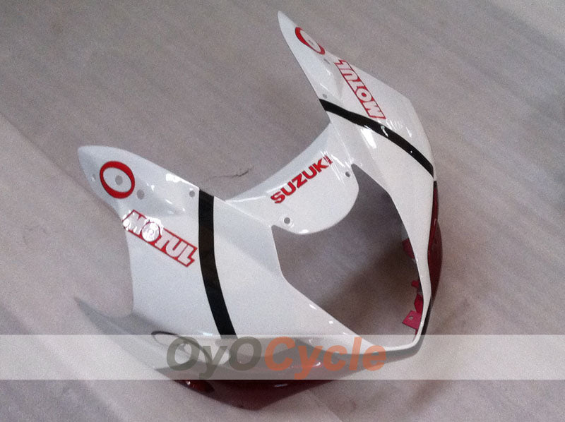 Injection Fairing kit for 03-04 GSX R1000 - Red, White - Jordan #OYO87901839