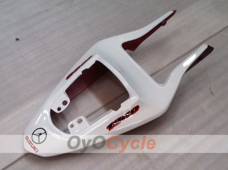 Injection Fairing kit for 03-04 GSX R1000 - Red, White - Jordan #OYO87901839