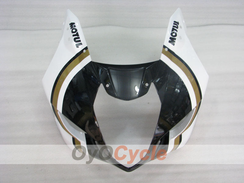 Injection Fairing kit for 03-04 GSX R1000 - White, Black - Lucky Strike #OYO87901840