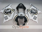 Injection Fairing kit for 03-04 GSX R1000 - White, Black - Lucky Strike #OYO87901840