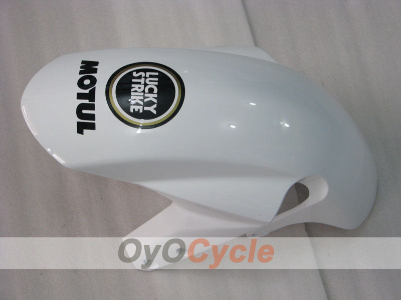 Injection Fairing kit for 03-04 GSX R1000 - White, Black - Lucky Strike #OYO87901840
