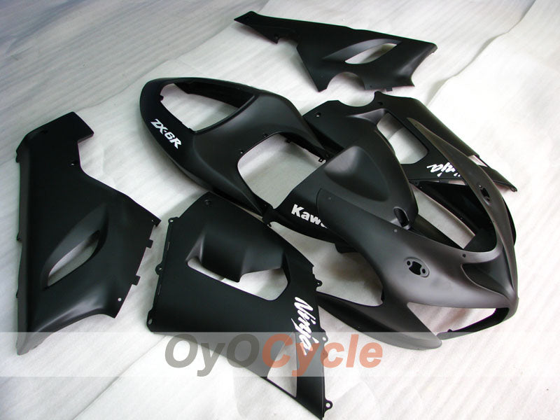 Injection Fairing kit for 05-06 NINJA ZX-6R - Black, Matte - Factory Style #OYO87901849 Secondary image
