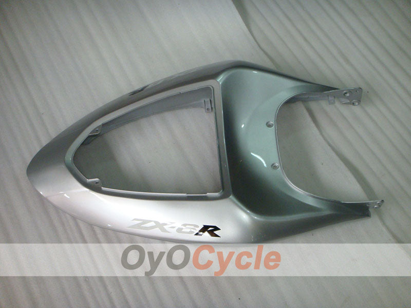 Injection Fairing kit for 05-06 NINJA ZX-6R - Black, Silver - Factory Style #OYO87901850
