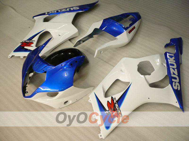 Injection Fairing kit for 03-04 GSX R1000 - Blue, White - Factory Style #OYO87901853