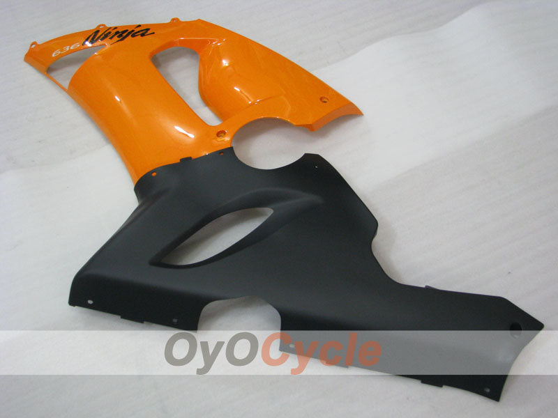 Injection Fairing kit for 05-06 NINJA ZX-6R - Orange, Black - Factory Style #OYO87901856