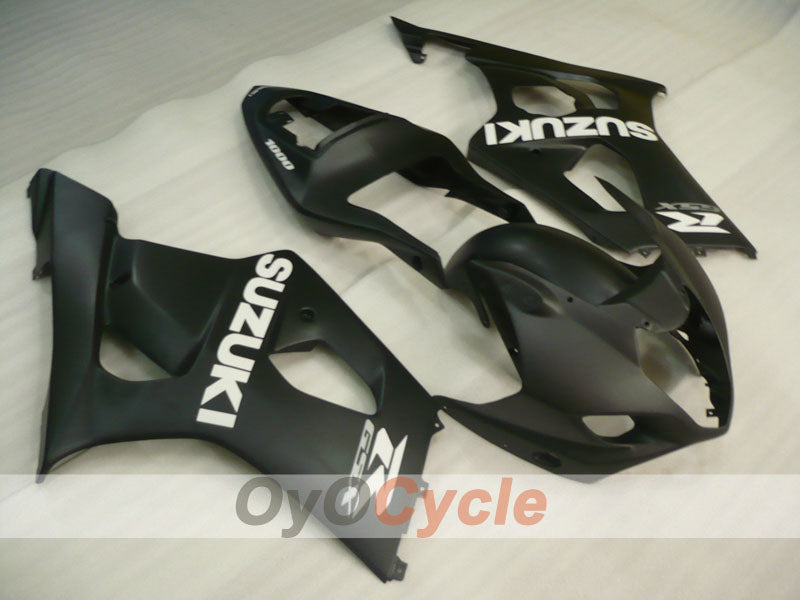 Injection Fairing kit for 03-04 GSX R1000 - Black, Matte - Factory Style #OYO87901862 Main image